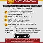 Comunicado Cadastro Único 2025