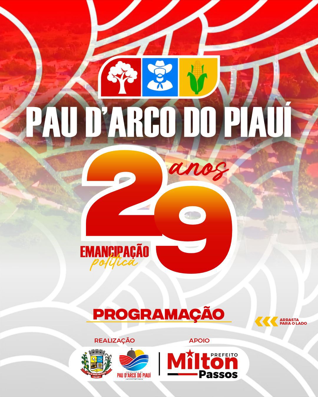 29 anos de Emancipação - Pau D'arco do Piauí